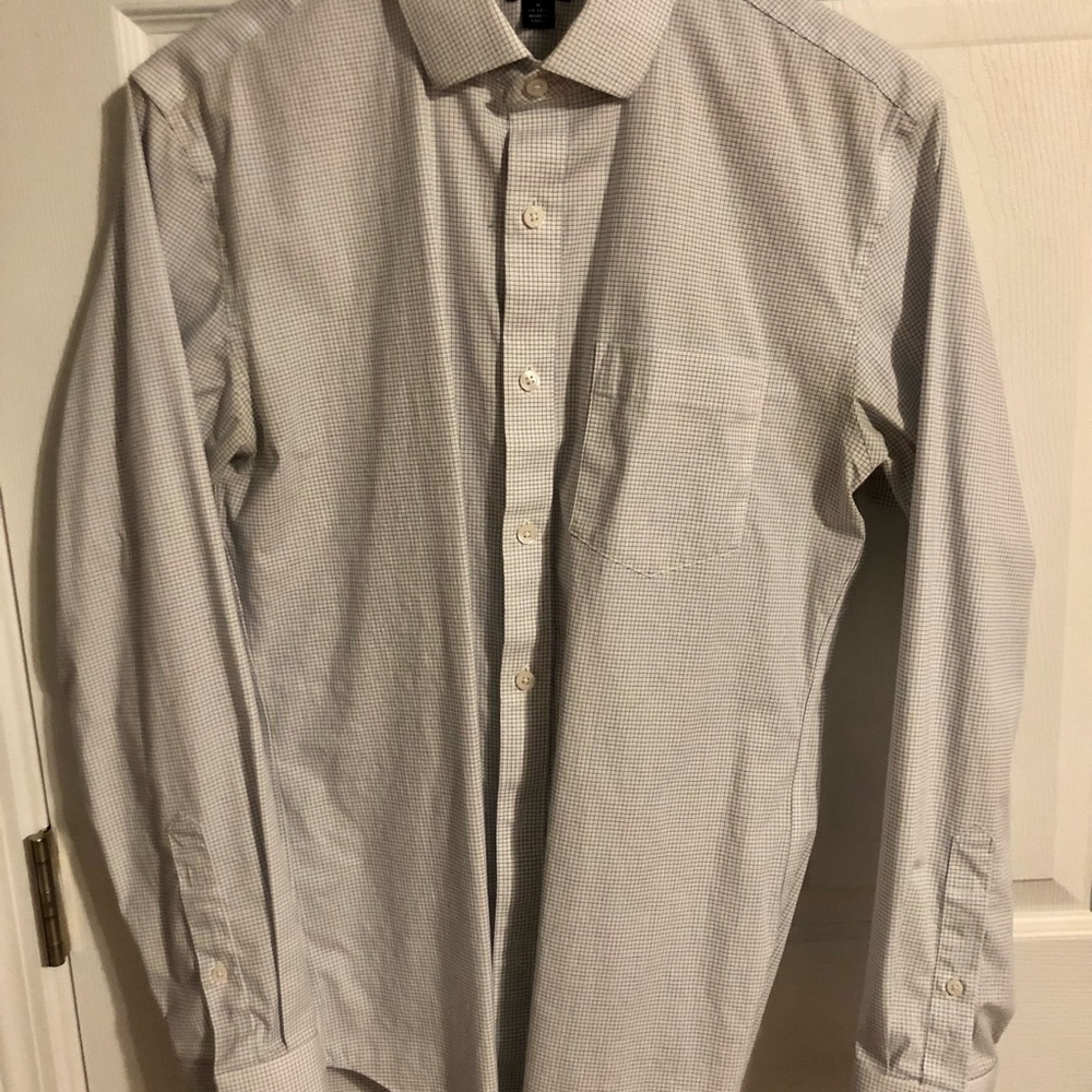 J. Crew checkered dress shirt
